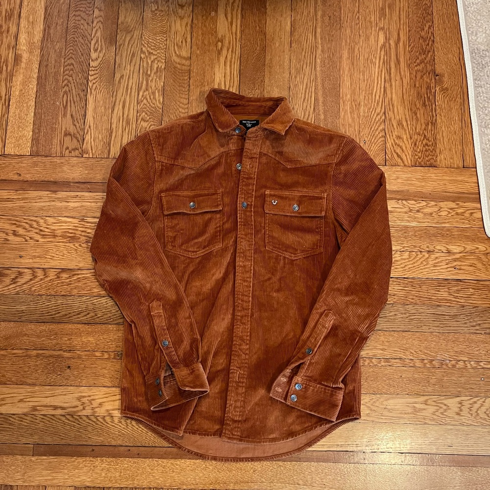 True religion‎ corduroy flannel